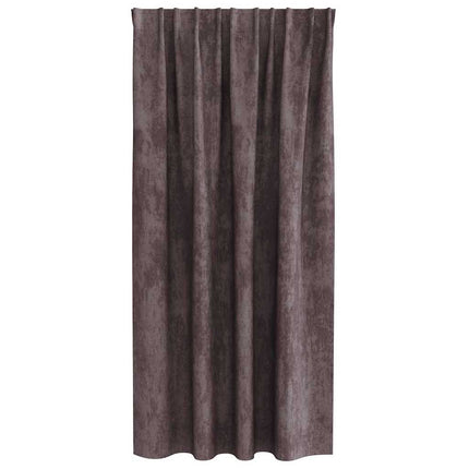 Sammetsgardiner 2 st Brun 175 x 140 cm Sammet