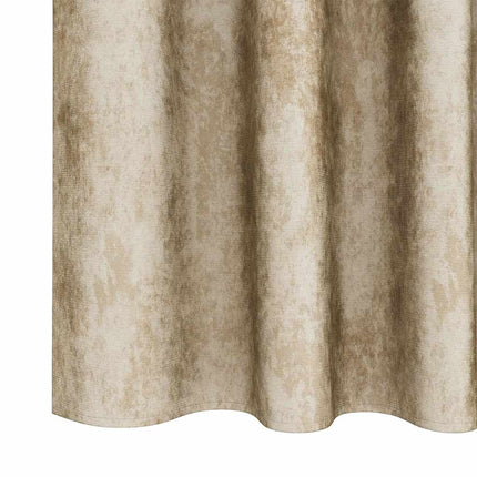 Sammetsgardiner med gardiner 2 pcs Kräm 225 x 140 cm Sammet
