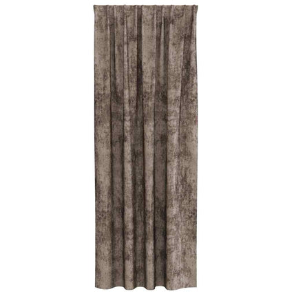 Sammetsgardiner 2 pcs Cappuccino 260 x 140 cm Sammet