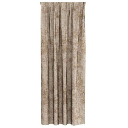 Sammetsgardiner 2 pcs champagne 245 x 140 cm Sammet