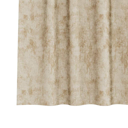 Sammetsgardiner med gardiner 2 pcs Kräm 140 x 140 cm Sammet