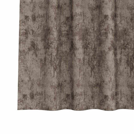 Sammetsgardiner 2 pcs Cappuccino 140 x 140 cm Sammet