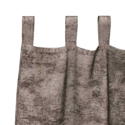Sammetsgardiner 2 pcs Cappuccino 260 x 140 cm Sammet