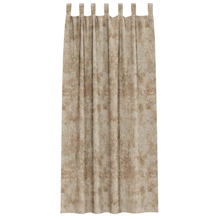 Sammetsgardiner 2 pcs champagne 225 x 140 cm Sammet
