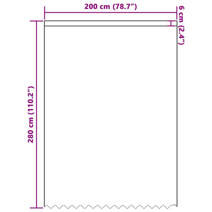 Spetsgardin med gardiner Blommor Vit 280 x 200 cm Polyester