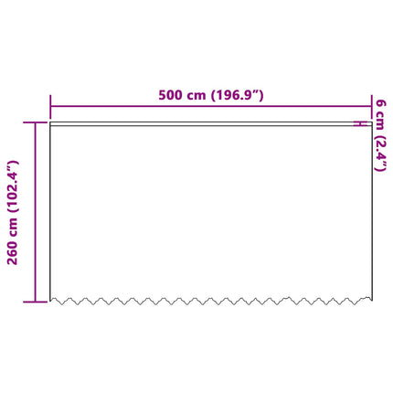 Spetsgardin med gardiner Blommor Vit 260 x 500 cm Polyester
