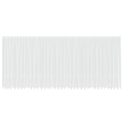Spetsgardin med gardiner Vit 900 x 240 cm Polyester