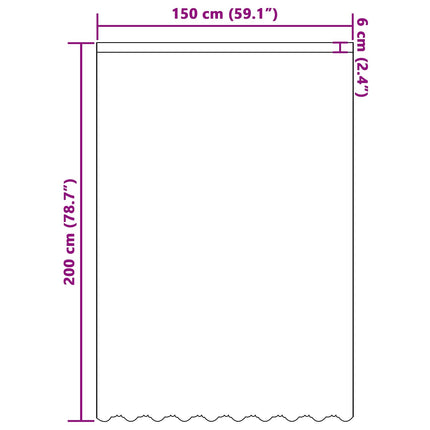 Spetsgardin med gardiner Blommor Vit 200 x 150 cm Polyester