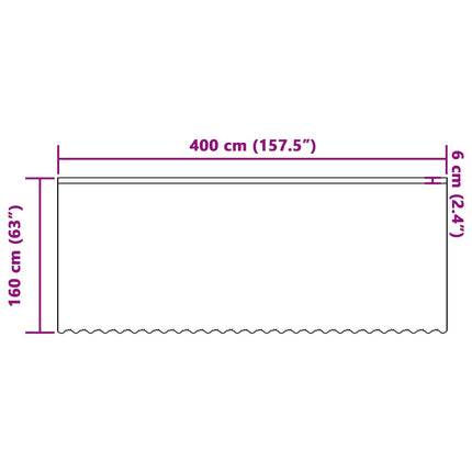 Spetsgardin med gardiner Blommor Vit 160 x 400 cm Polyester