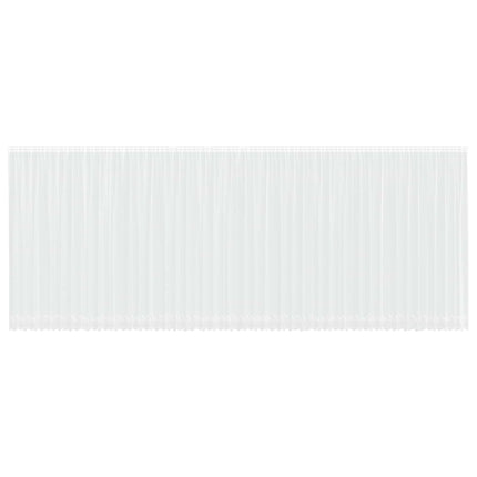 Spetsgardin med gardiner Vit 1200 x 280 cm Polyester