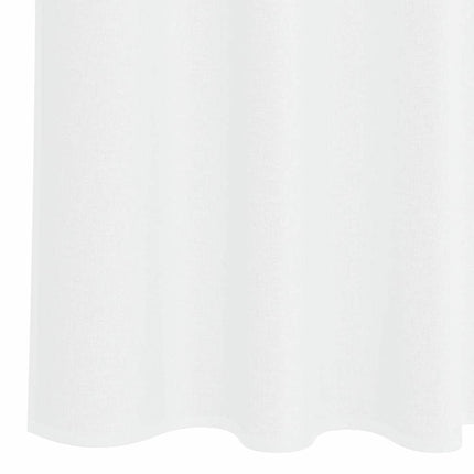 Voile Gardin med gardiner 2 pcs Vit 175 x 140 cm Polyester