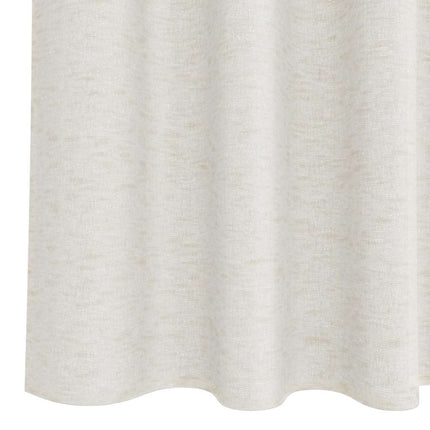 Voile Gardin med gardiner 2 pcs Kräm 260 x 140 cm Polyester