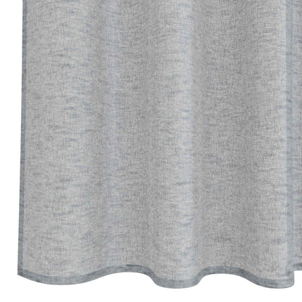 Voile Gardin 2 st Mörkgrå 260 x 140 cm Polyester
