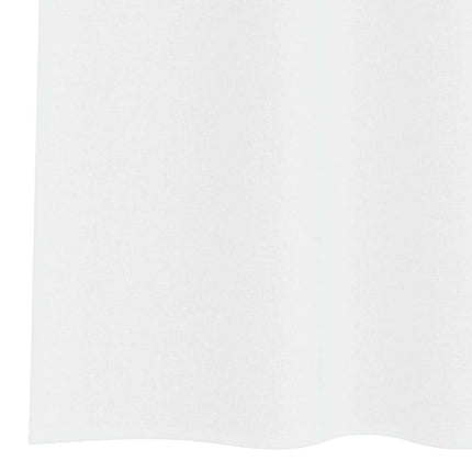 Voile Gardin med gardiner 2 pcs Vit 175 x 140 cm Polyester