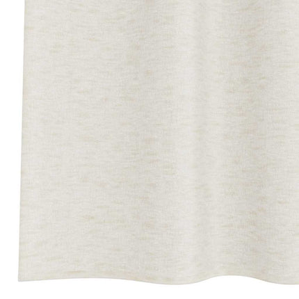 Voile Gardin med gardiner 2 pcs Kräm 245 x 140 cm Polyester