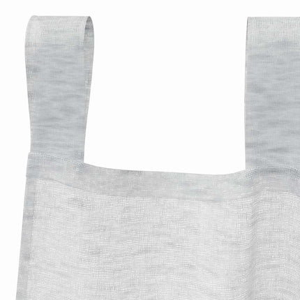 Voile Gardin med gardiner 2 pcs Ljusgrå 140 x 140 cm Polyester