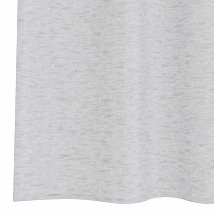 Voile Gardin med gardiner 2 pcs Ljusgrå 175 x 140 cm Polyester