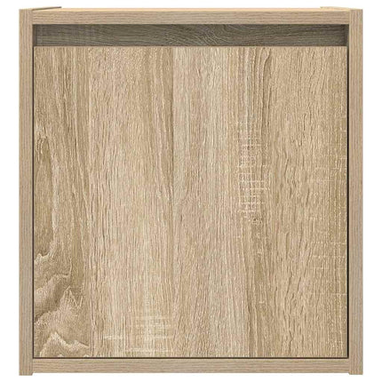 Väggmonterade sängskåp 2 st, Sonoma Ek 38x34x40 cm