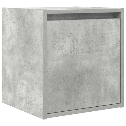 Vägghängt sängskåp betonggrå 38x34x40 cm