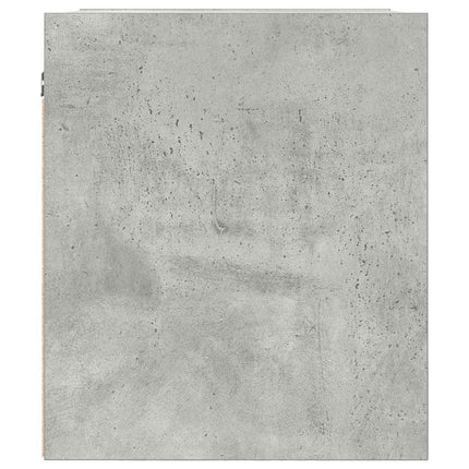 Vägghängt sängskåp betonggrå 38x34x40 cm