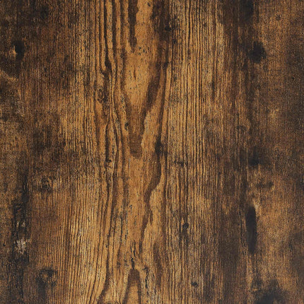 Sängbord med 3 lådor rökt ek 39x35x65 cm