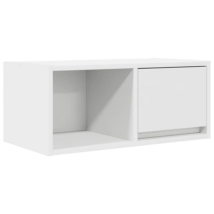 TV-bänkar 2 st vit 60x31x25,5 cm konstruerat trä