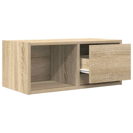 TV-bänk sonoma ek 60x31x25,5 cm konstruerat trä