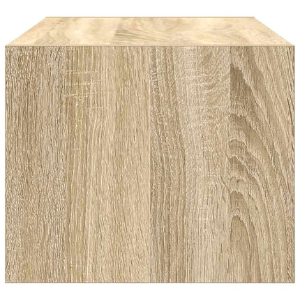TV-bänk sonoma ek 60x31x25,5 cm konstruerat trä