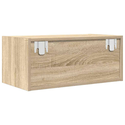 TV-bänk sonoma ek 60x31x25,5 cm konstruerat trä
