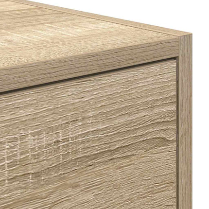 TV-bänk sonoma ek 60x31x25,5 cm konstruerat trä