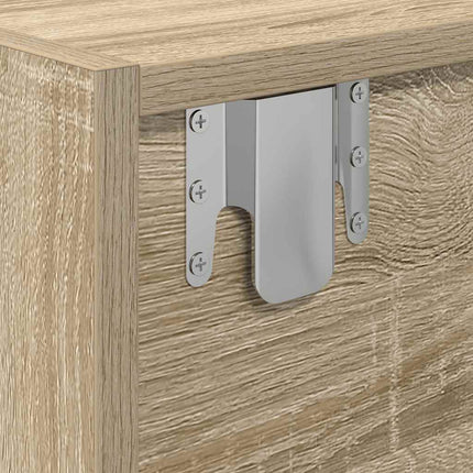 TV-bänk sonoma ek 60x31x25,5 cm konstruerat trä