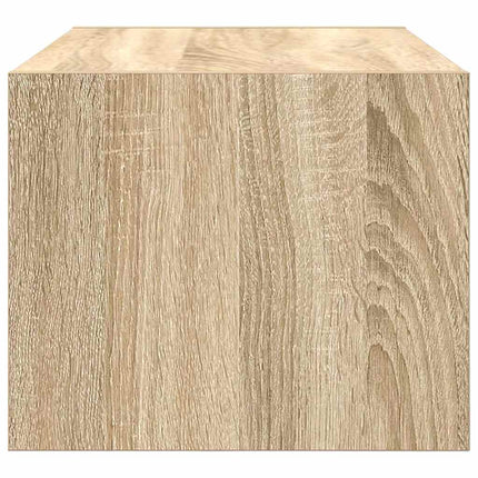 TV-bänkar 2 st Sonoma ek 60x31x25,5 cm konstruerat trä