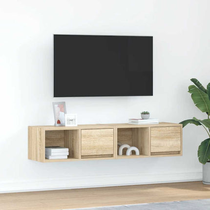Tv-Bänkar 2 St 100X31X25,5 Cm Konstruerat Trä