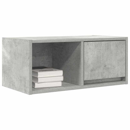 TV-bänk betonggrå 60x31x25,5 cm konstruerat trä