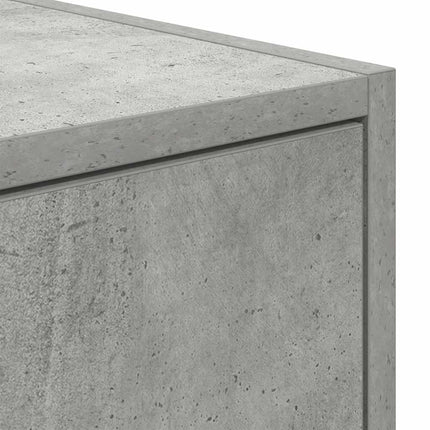TV-bänk betonggrå 60x31x25,5 cm konstruerat trä