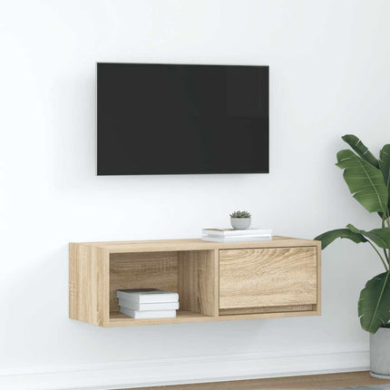 Tv-Bänkar 2 St 100X31X25,5 Cm Konstruerat Trä