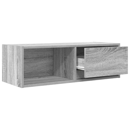 TV-bänk grå sonoma 80x31x25,5 cm konstruerat trä