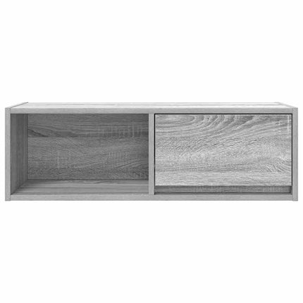 TV-bänk grå sonoma 80x31x25,5 cm konstruerat trä