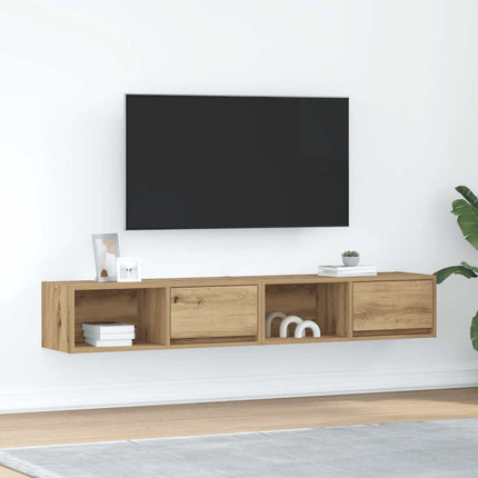 Tv-Bänkar 2 St 100X31X25,5 Cm Konstruerat Trä