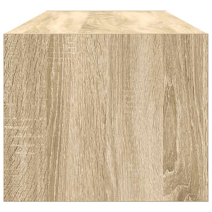 TV-bänk sonoma ek 100x31x25,5 cm konstruerat trä