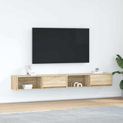 Tv-Bänkar 2 St 100X31X25,5 Cm Konstruerat Trä
