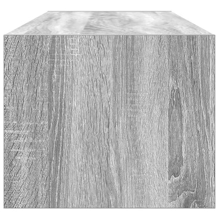 TV-bänk grå sonoma 100x31x25,5 cm konstruerat trä