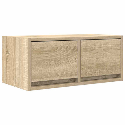TV-bänk sonoma ek 60x31x25,5 cm konstruerat trä