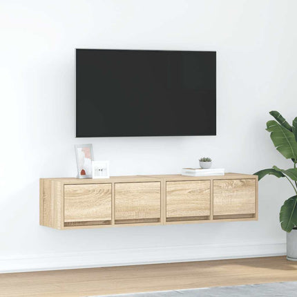 Tv-Bänkar 2 St 80X31X25,5 Cm Konstruerat Trä