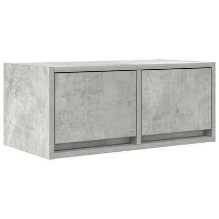 TV-bänk betonggrå 60x31x25,5 cm konstruerat trä