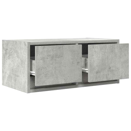TV-bänk betonggrå 60x31x25,5 cm konstruerat trä