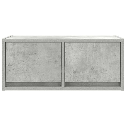 TV-bänk betonggrå 60x31x25,5 cm konstruerat trä