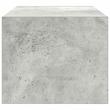 TV-bänkar 2 st betonggrå 60x31x25,5 cm konstruerat trä