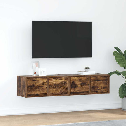 Tv-Bänkar 2 St 80X31X25,5 Cm Konstruerat Trä