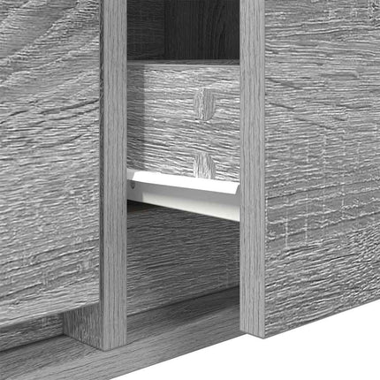 TV-bänk grå sonoma 60x31x25,5 cm konstruerat trä